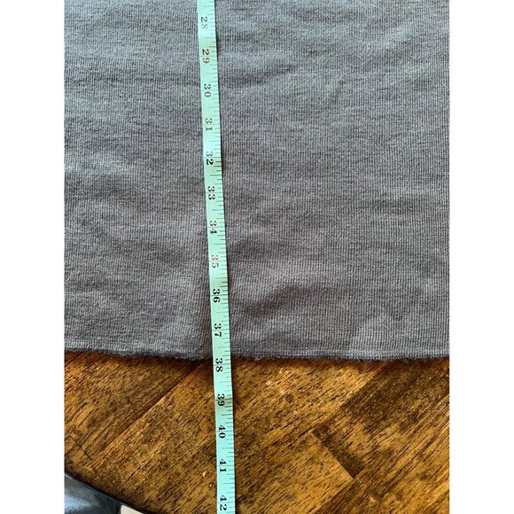 Vintage Positive Influence Grey Wool Blend Long Pull On Maxi Skirt XL - Picture 6 of 7